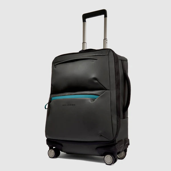 Trolley Piquadro da cabina a 4 ruote resistente all'acqua