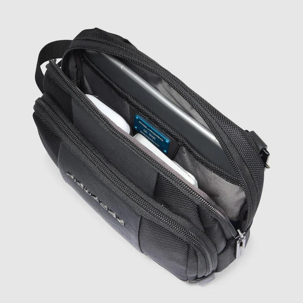 Borsello Piquadro uomo in tessuto riciclato per iPad®mini