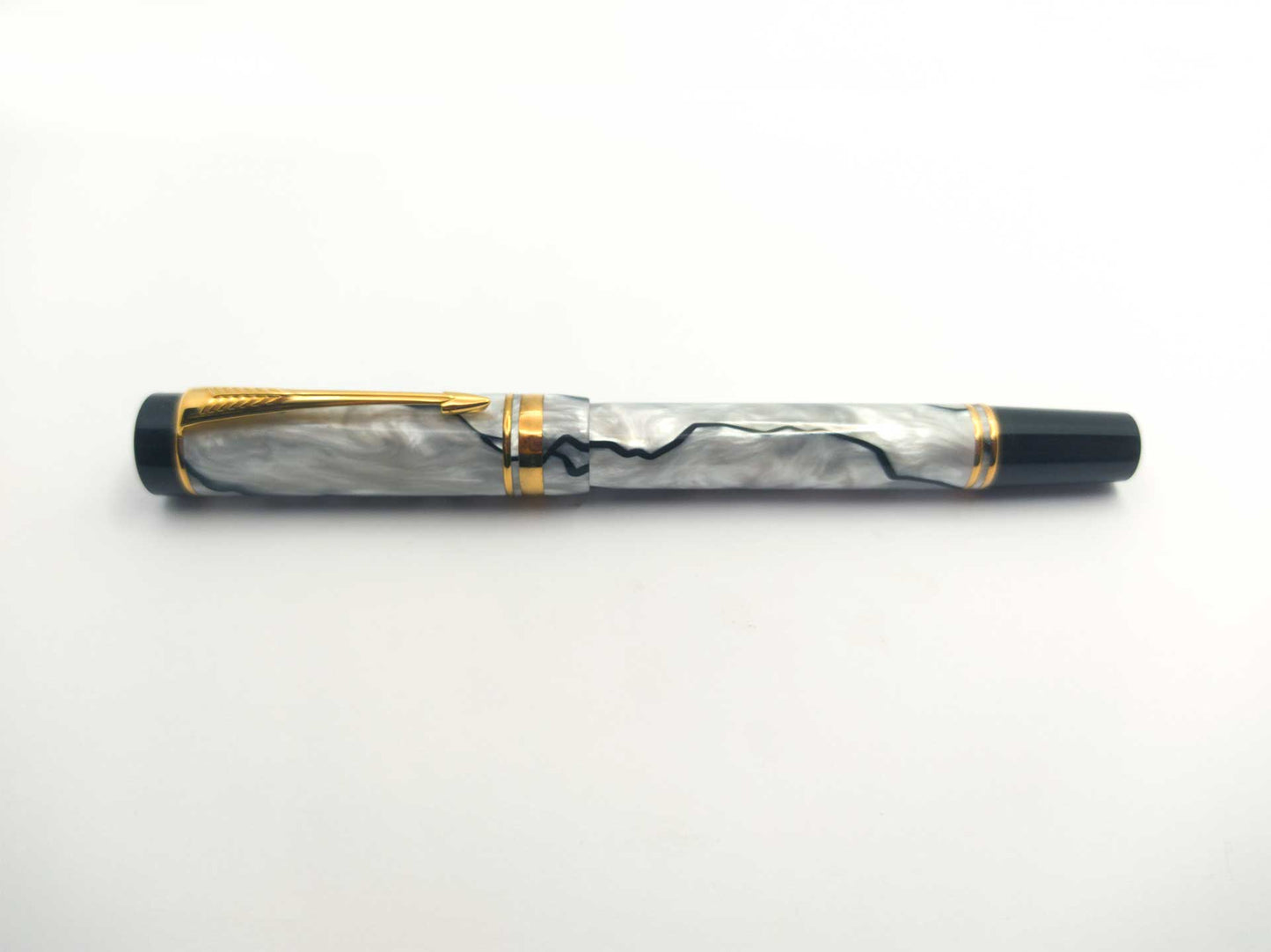 Penna Roller Parker Duofold Madreperla