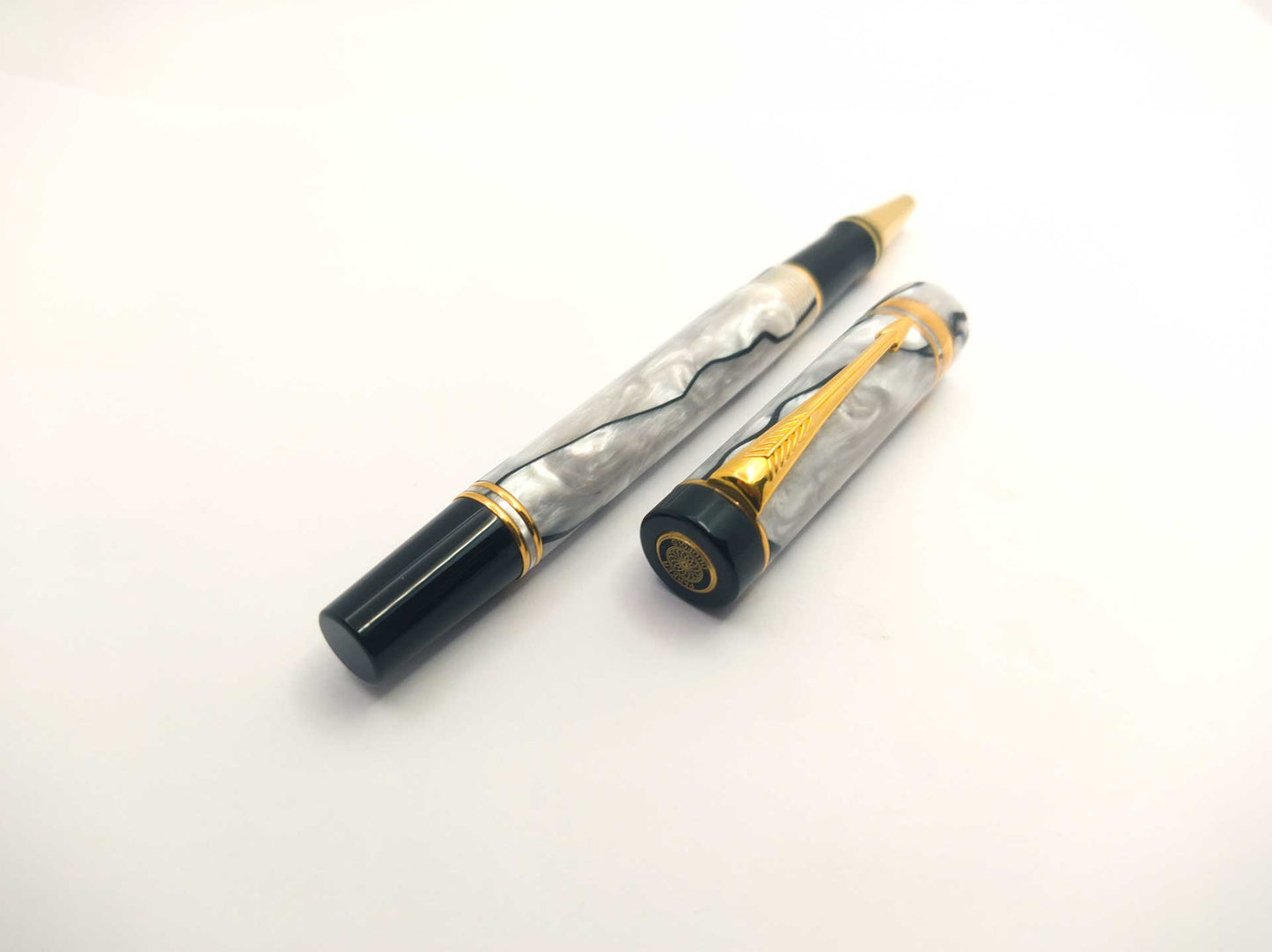 Penna Roller Parker Duofold Madreperla