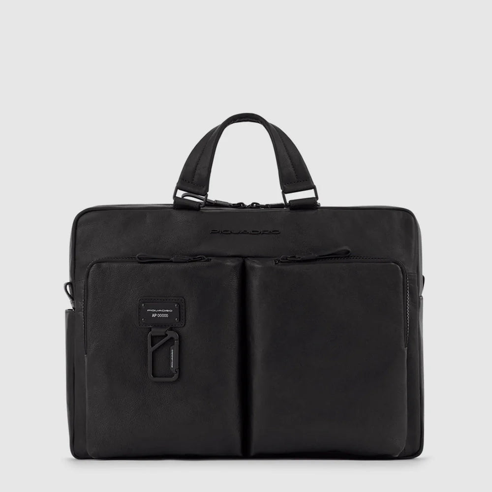 Cartella Piquadro sottile per laptop 15,6" e iPad®Pro12,9"