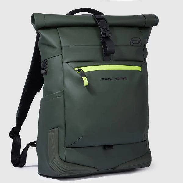 Zaino Piquadro roll-top resistente all'acqua porta pc 15,6"