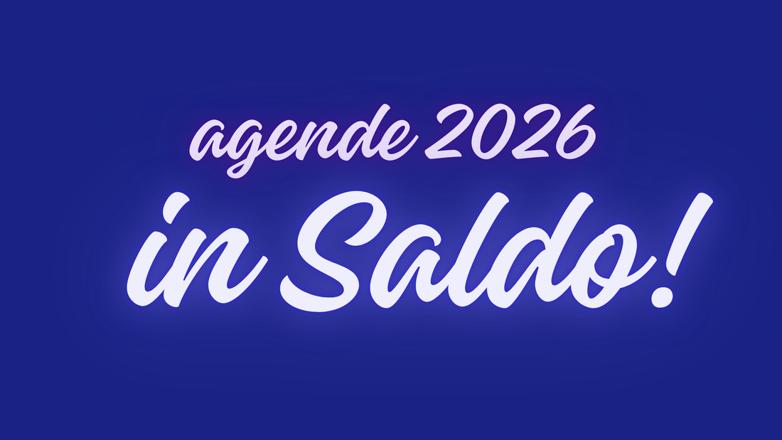 Dal primo Febbraio partono gli sconti sulle agende del 2026